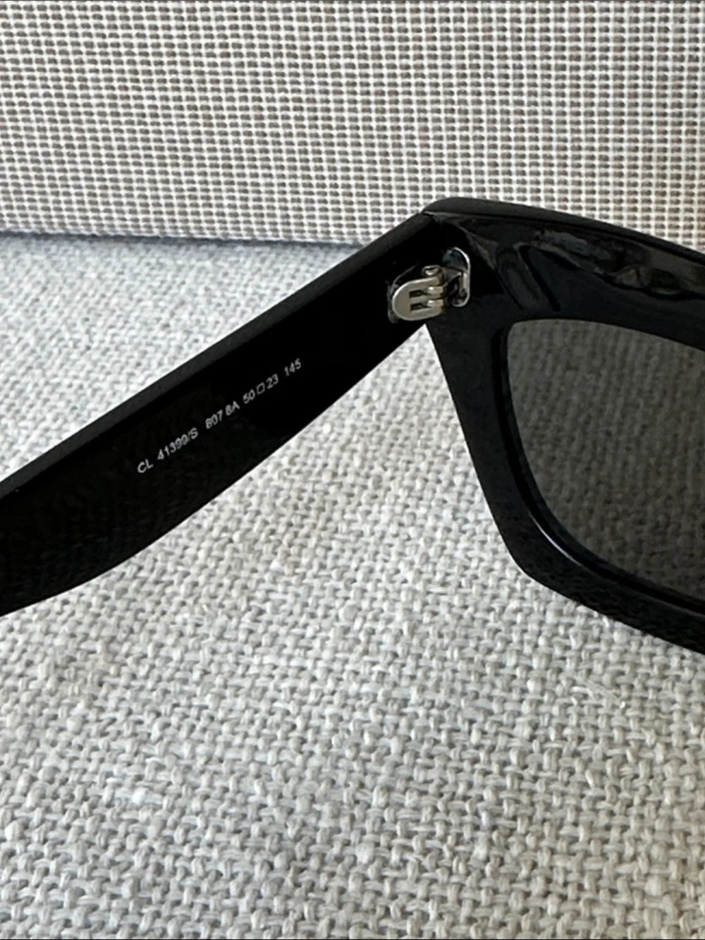 CELINE Rare Authentic Black Cat-Eye Sunglasses CL41399S